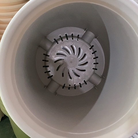 树脂四季6号灰白无托5个