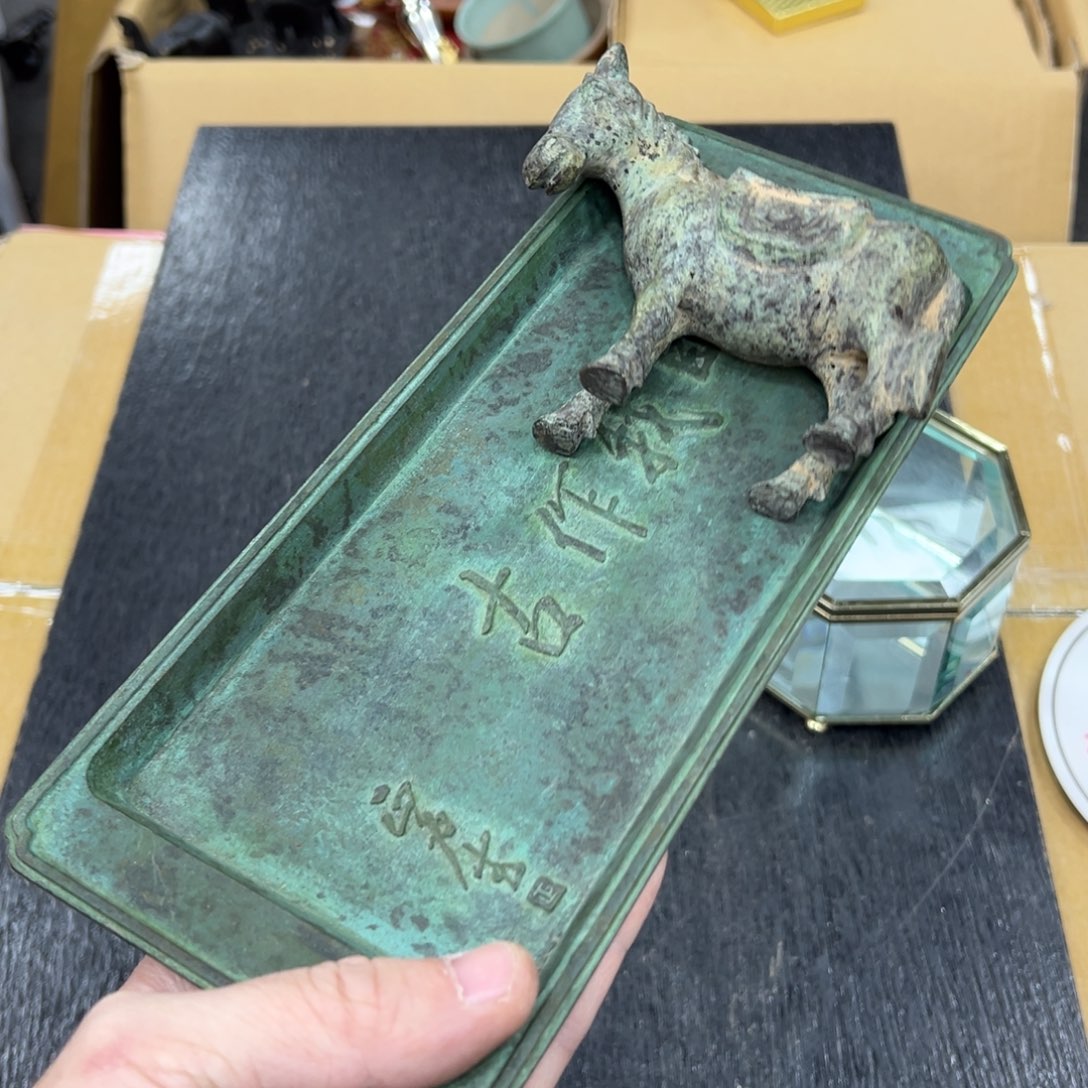 铜中古工艺品摆件