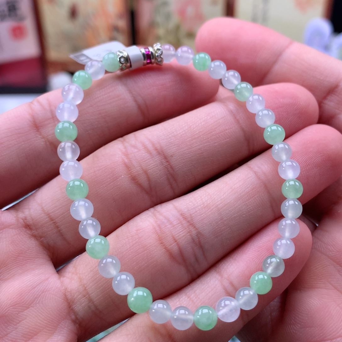 翡翠未镶嵌手链卡5