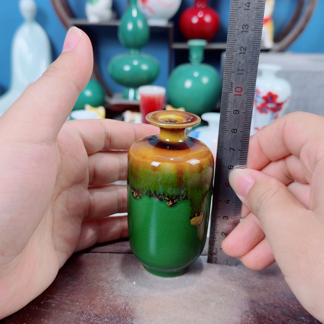陶瓷手工小花器摆件