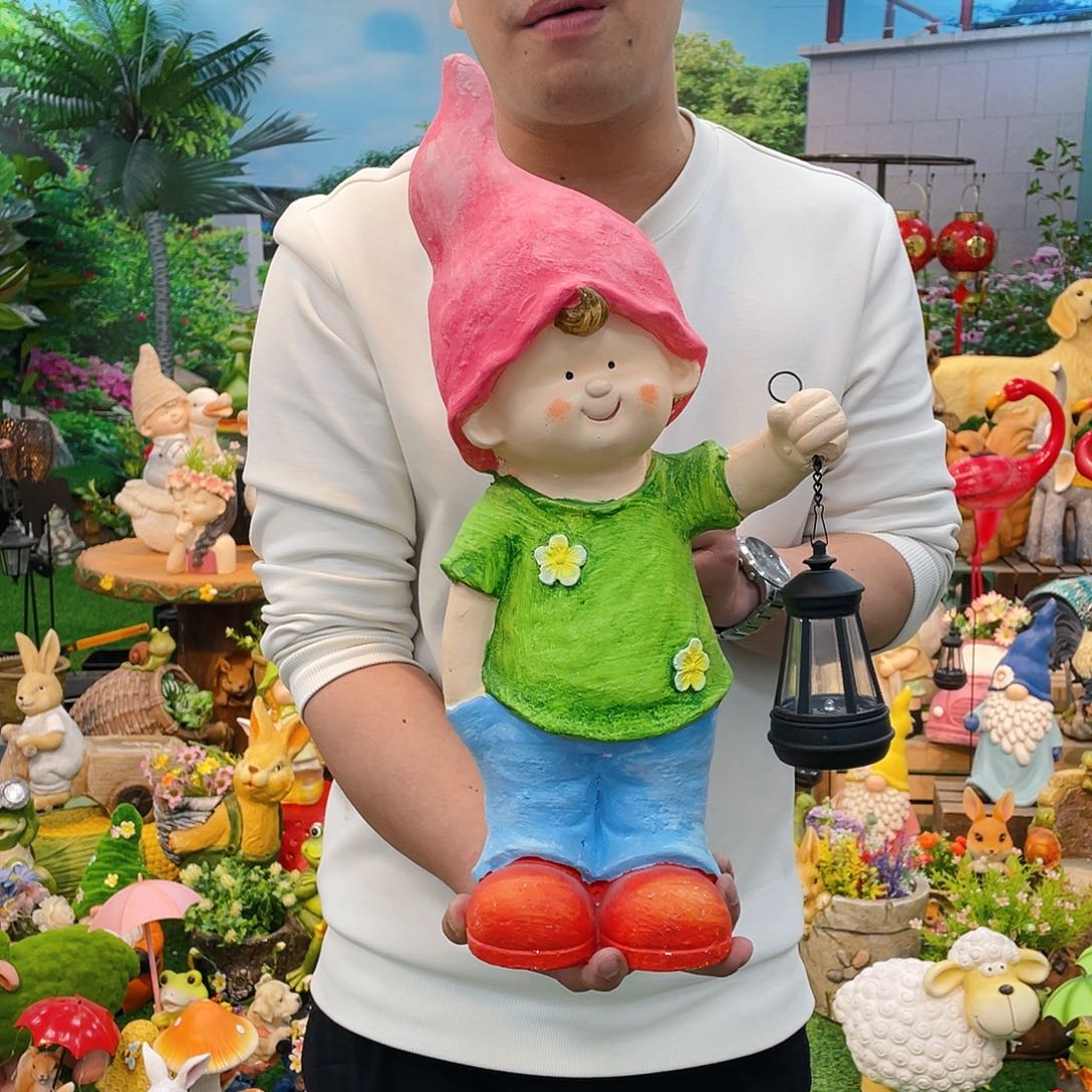 红陶花园庭院摆件