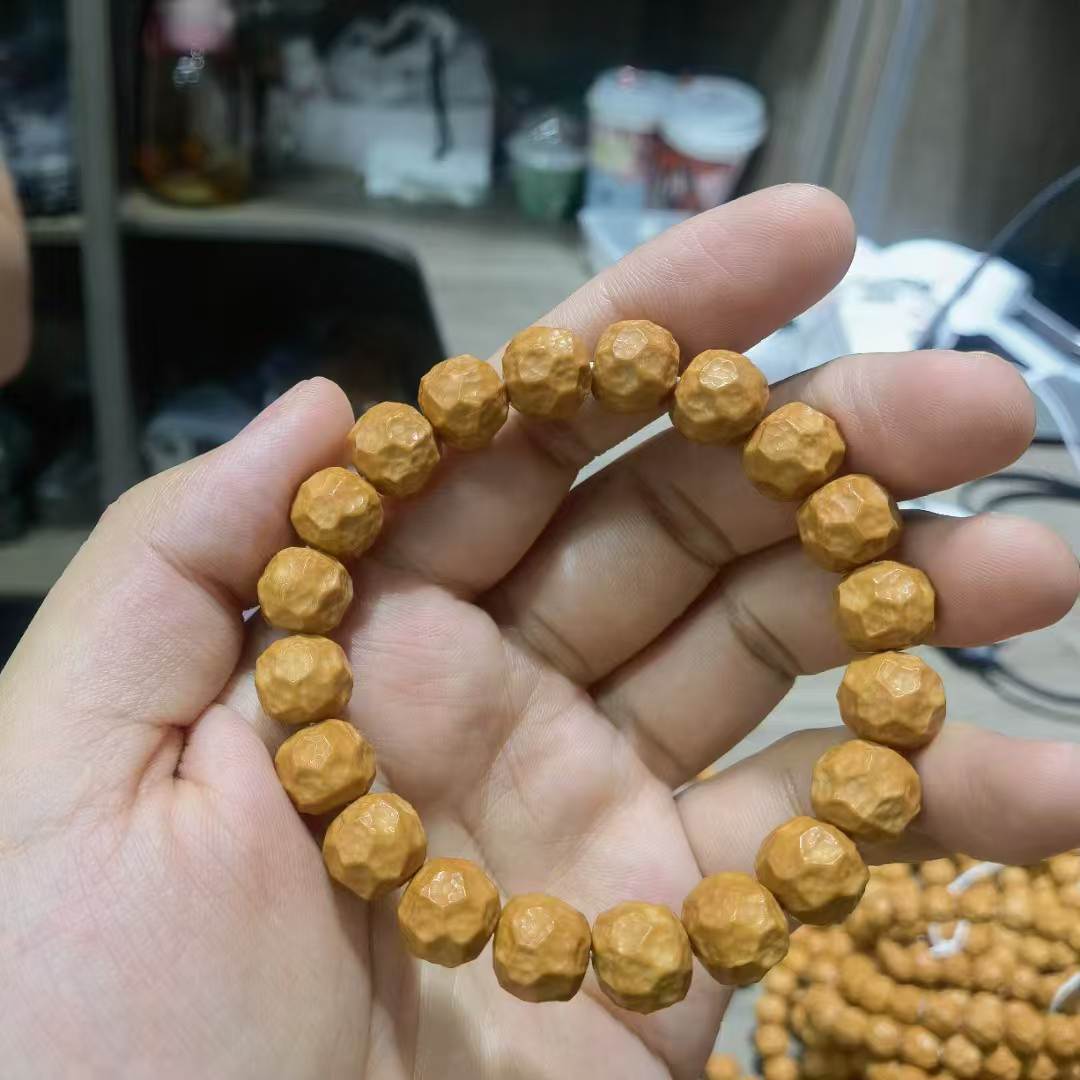 胖子文玩•全品磐石手串无相猴头核桃10猴头手串+