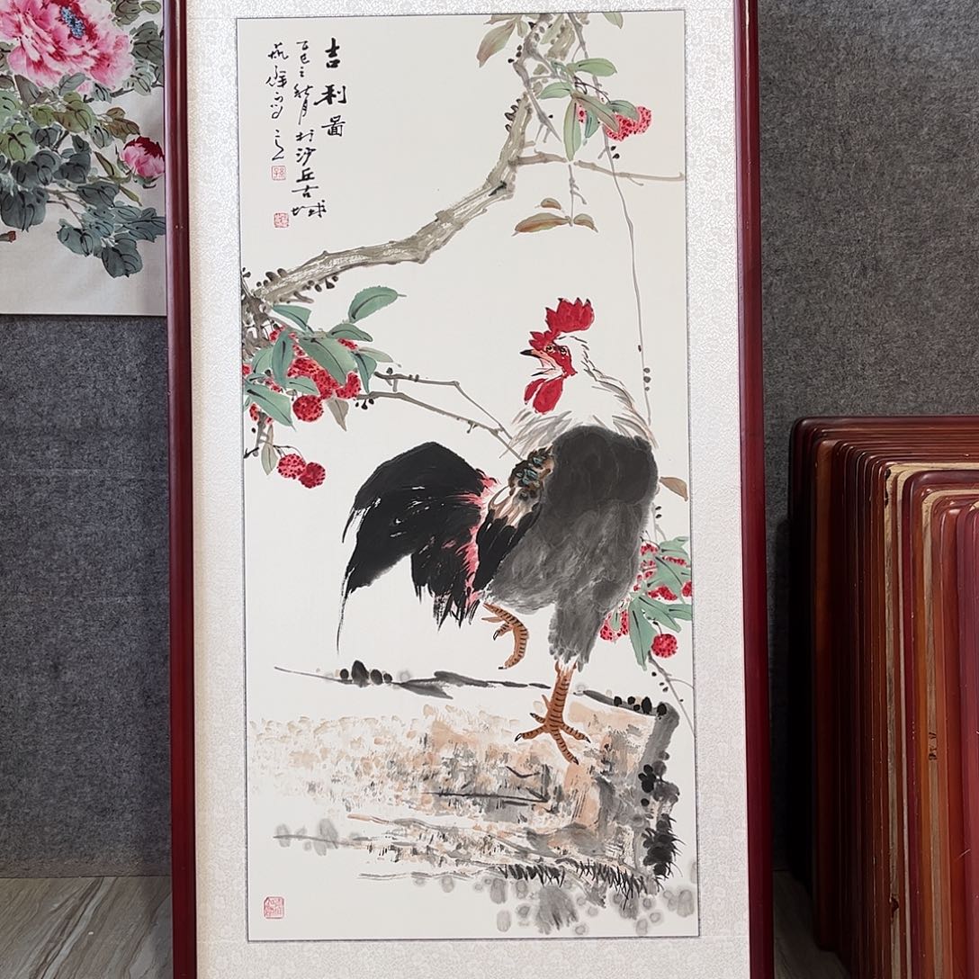 国画书画作品发框63×123