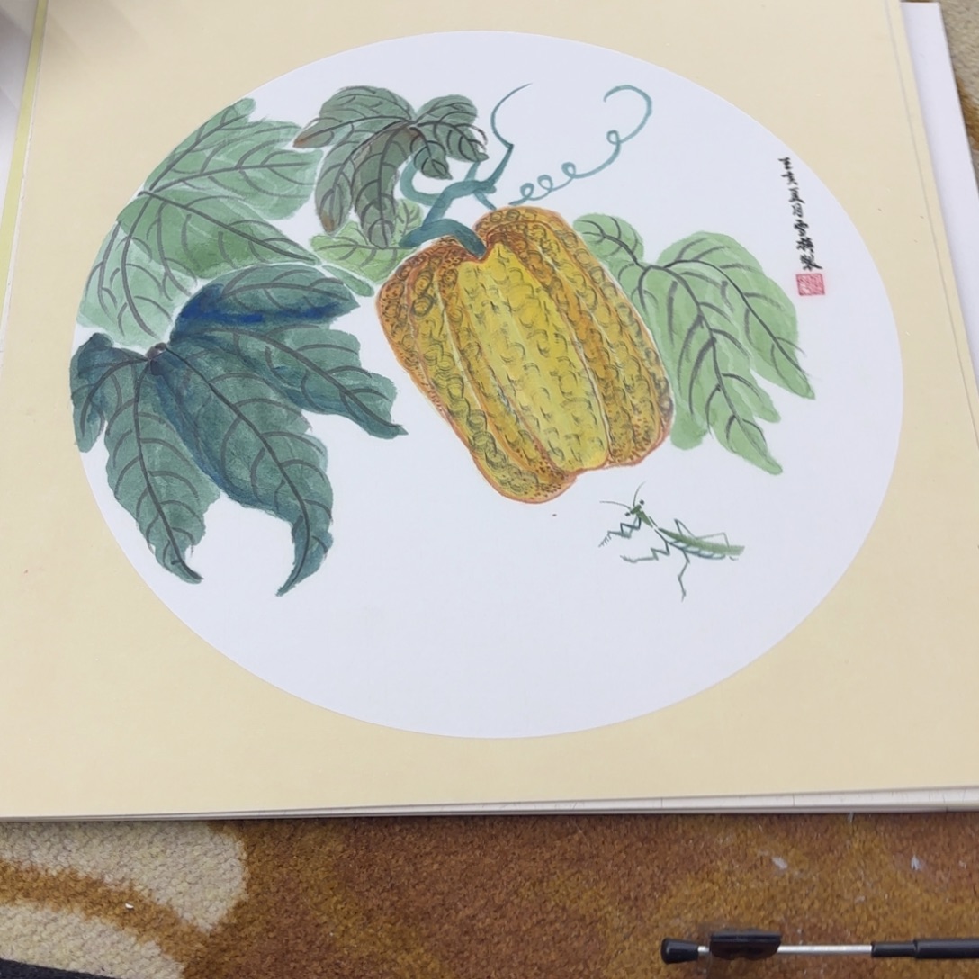 国画38-38卡纸作品艺