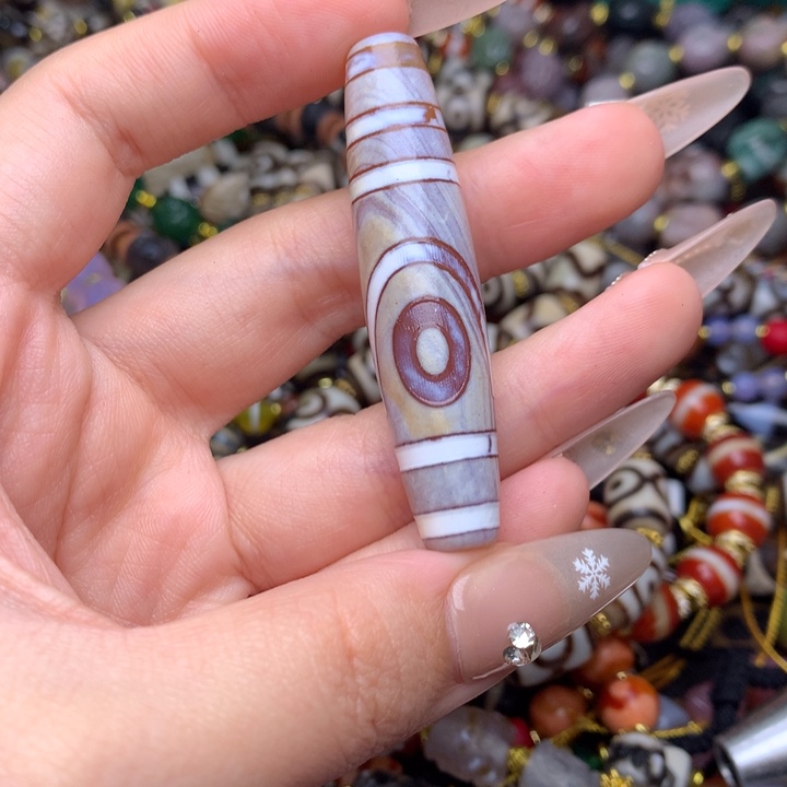 玛瑙/玉髓未镶嵌发一条