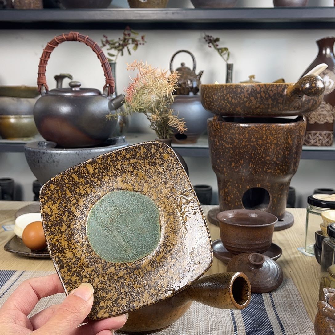 紫砂粗陶实用砂锅