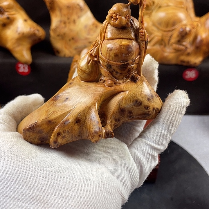 柏木（崖柏）米勒摆件