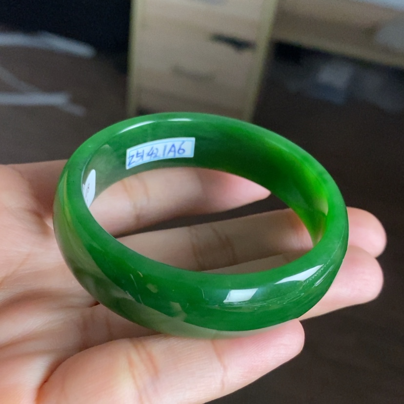 【闪购商品】未镶嵌手镯和田玉（碧玉）