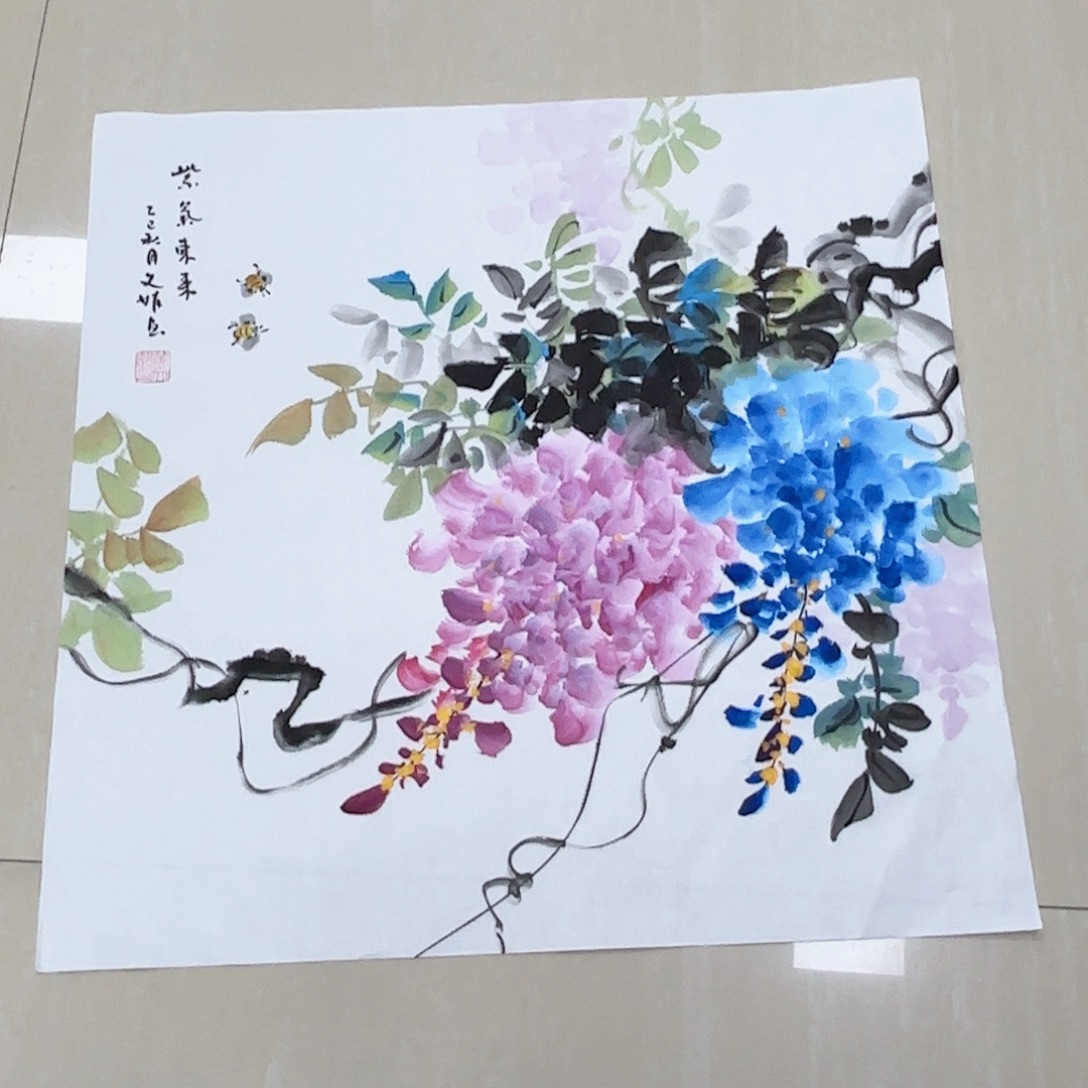 国画国画作品多次