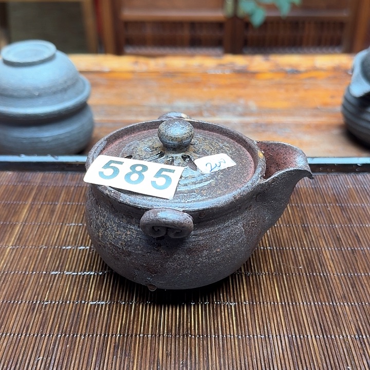 纯手工制作粗陶茶具