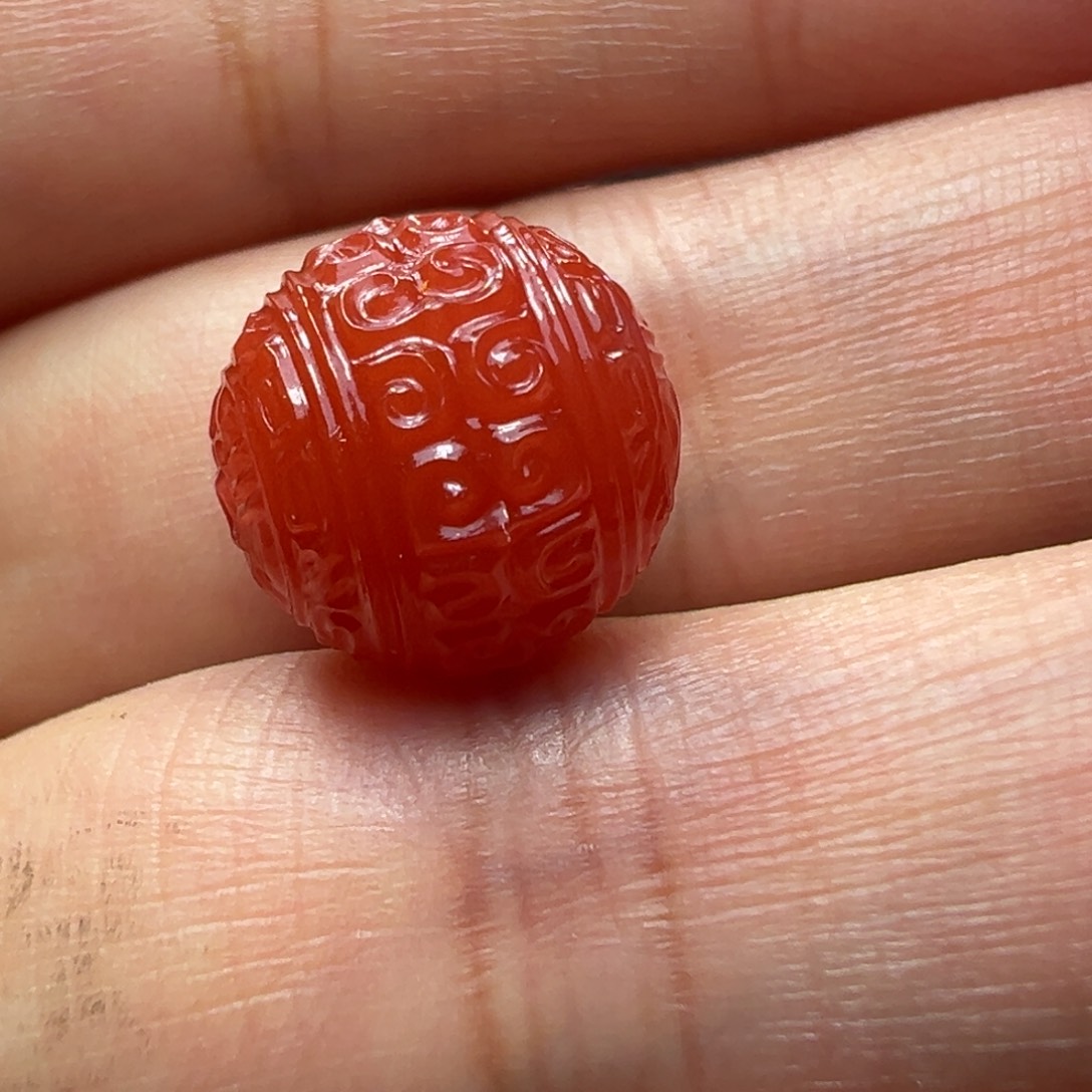 南红玛瑙未镶嵌珠子