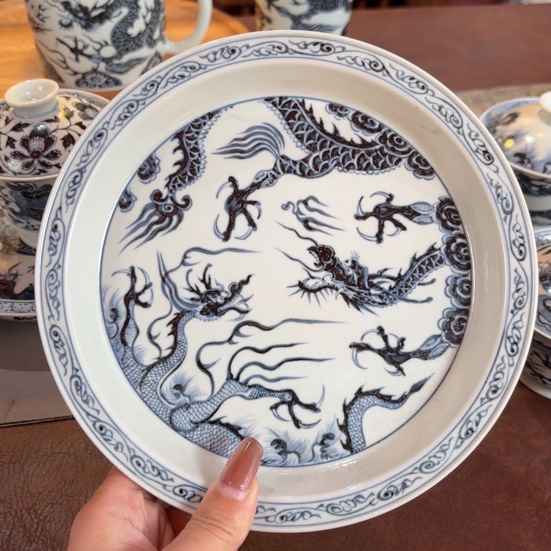 杯铠甲龙盘子博陵造物