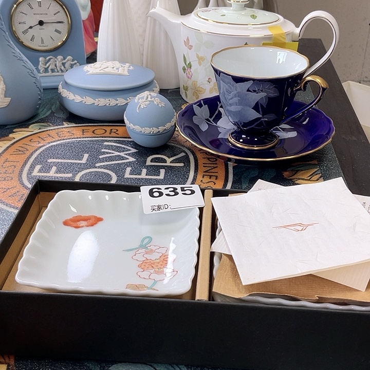 紫砂欧瓷深川碟子