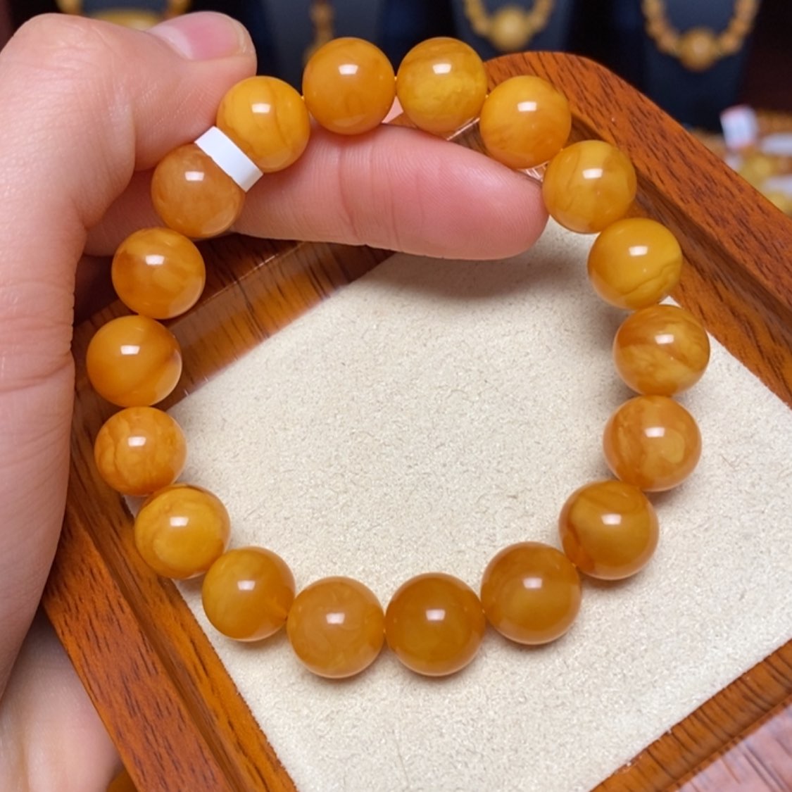 【闪购商品】未镶嵌蜜蜡手链手串