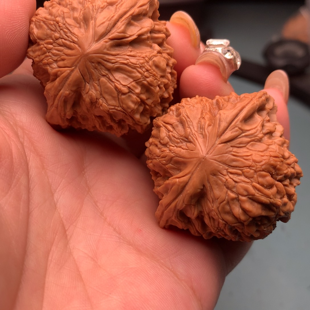 文玩核桃把件炼**士和尚头9