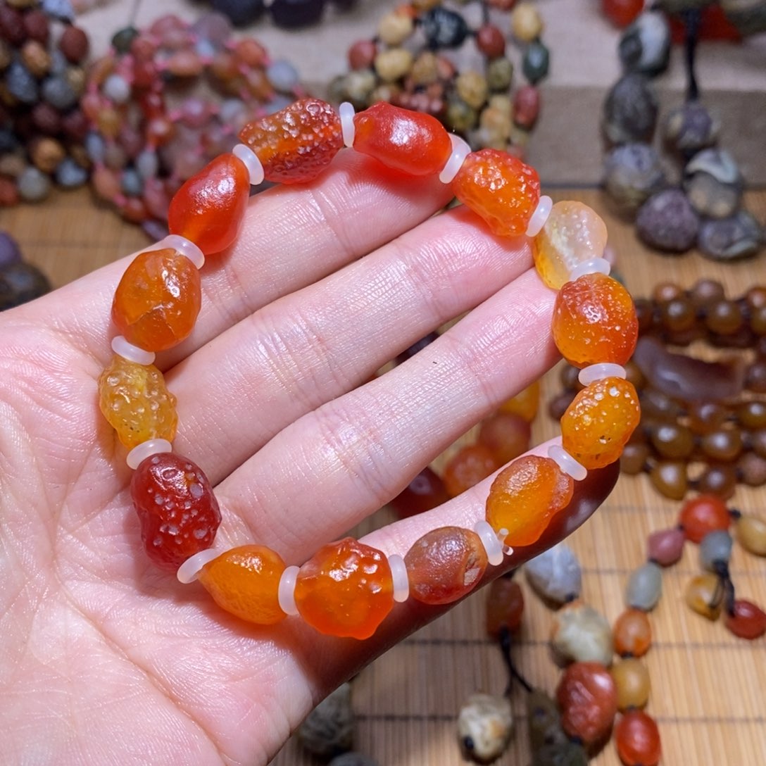 玛瑙/玉髓手链未镶嵌