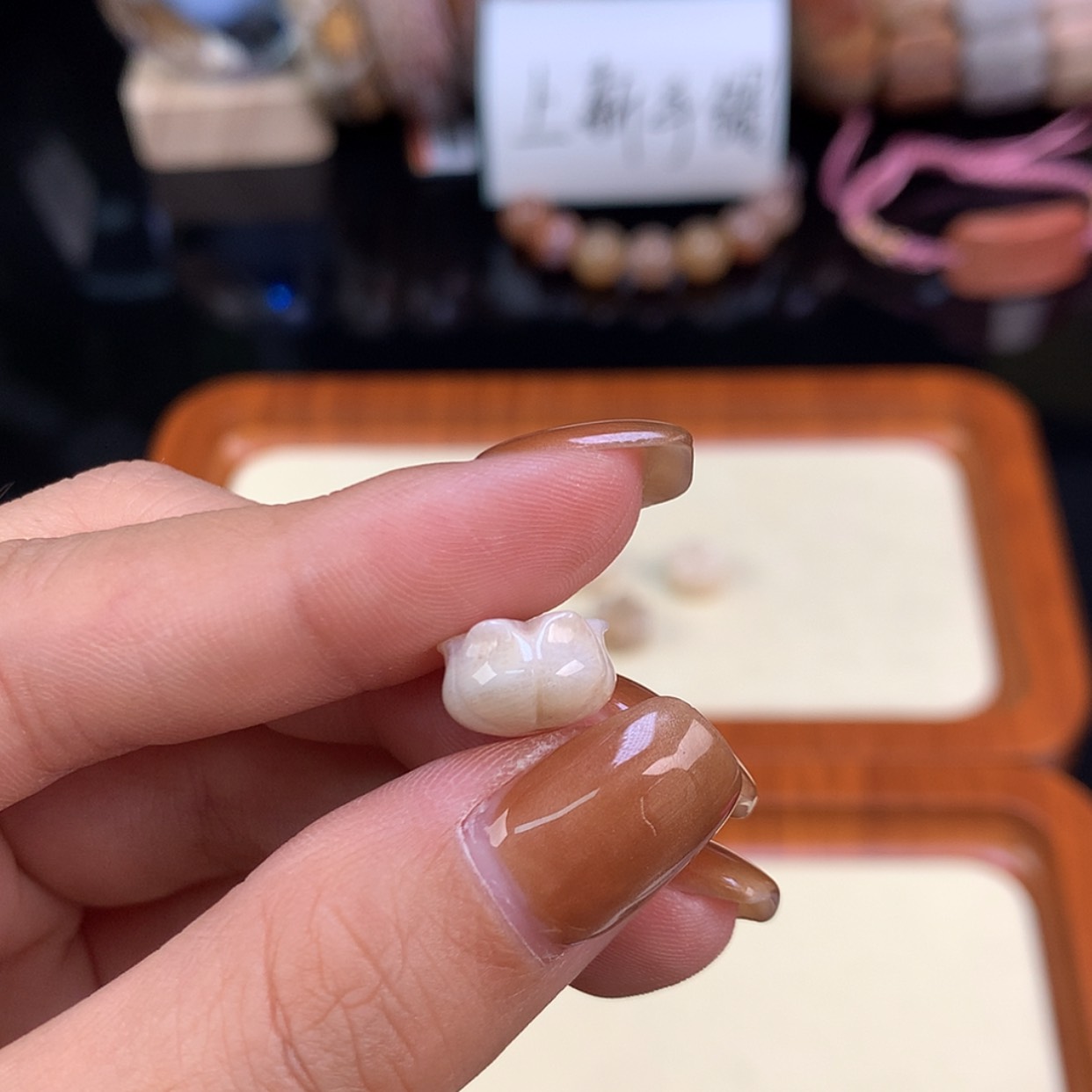 【闪购商品】颈饰未镶嵌硅化珊瑚（珊瑚玉）h**?