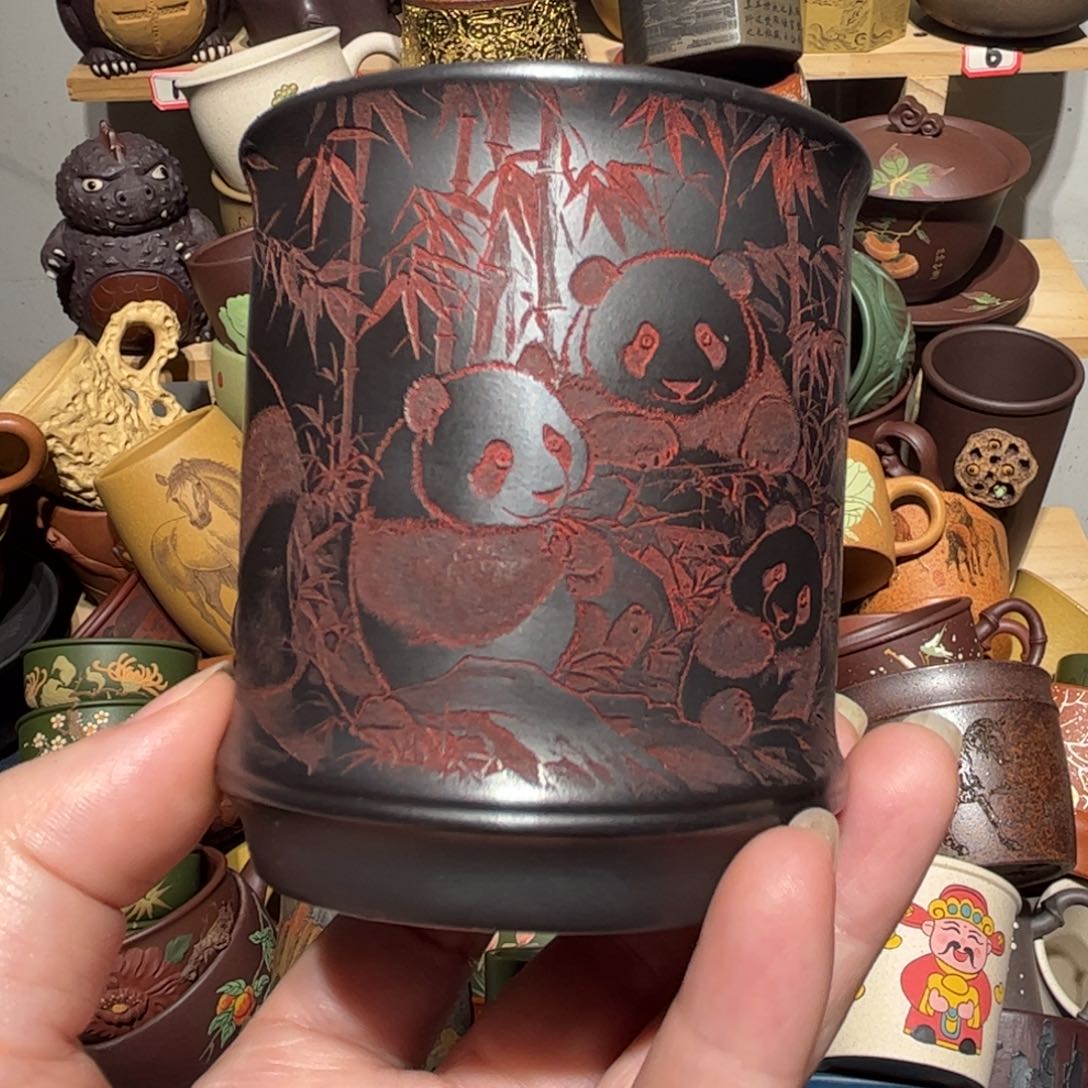 紫砂茶杯宜兴紫砂主人杯