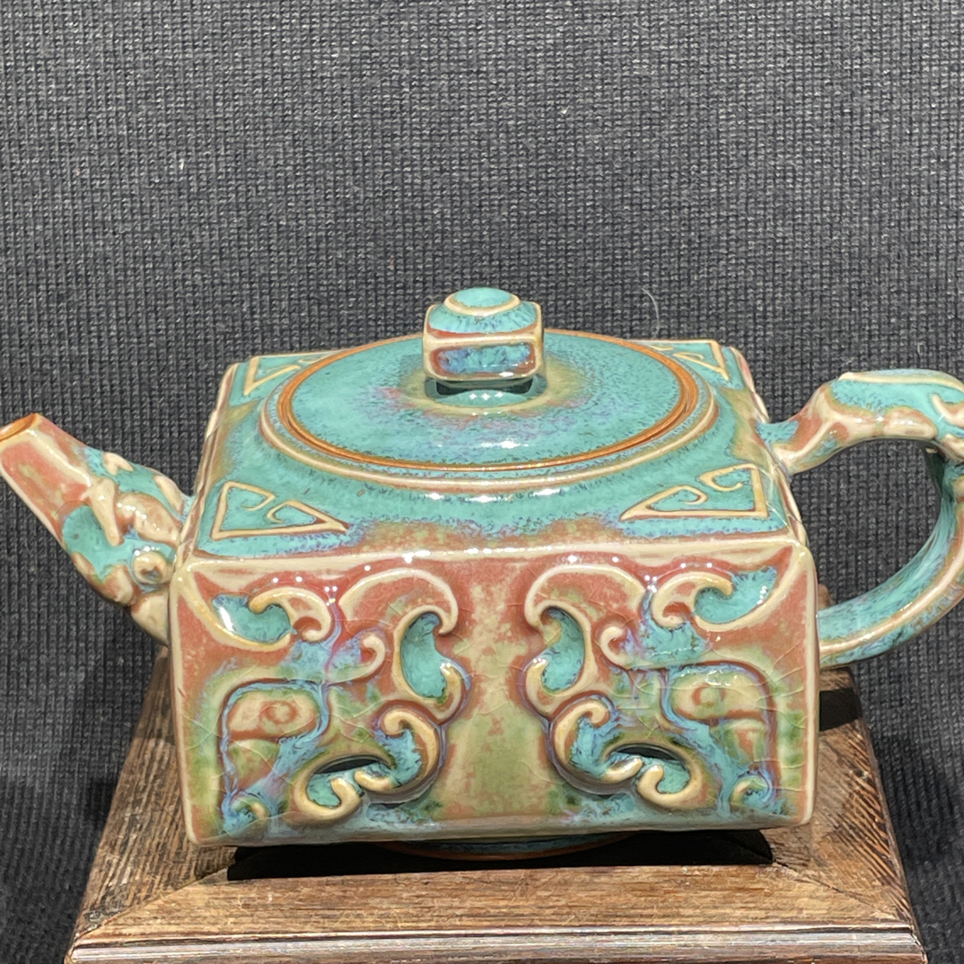 中国神垕钧瓷手工茶壶