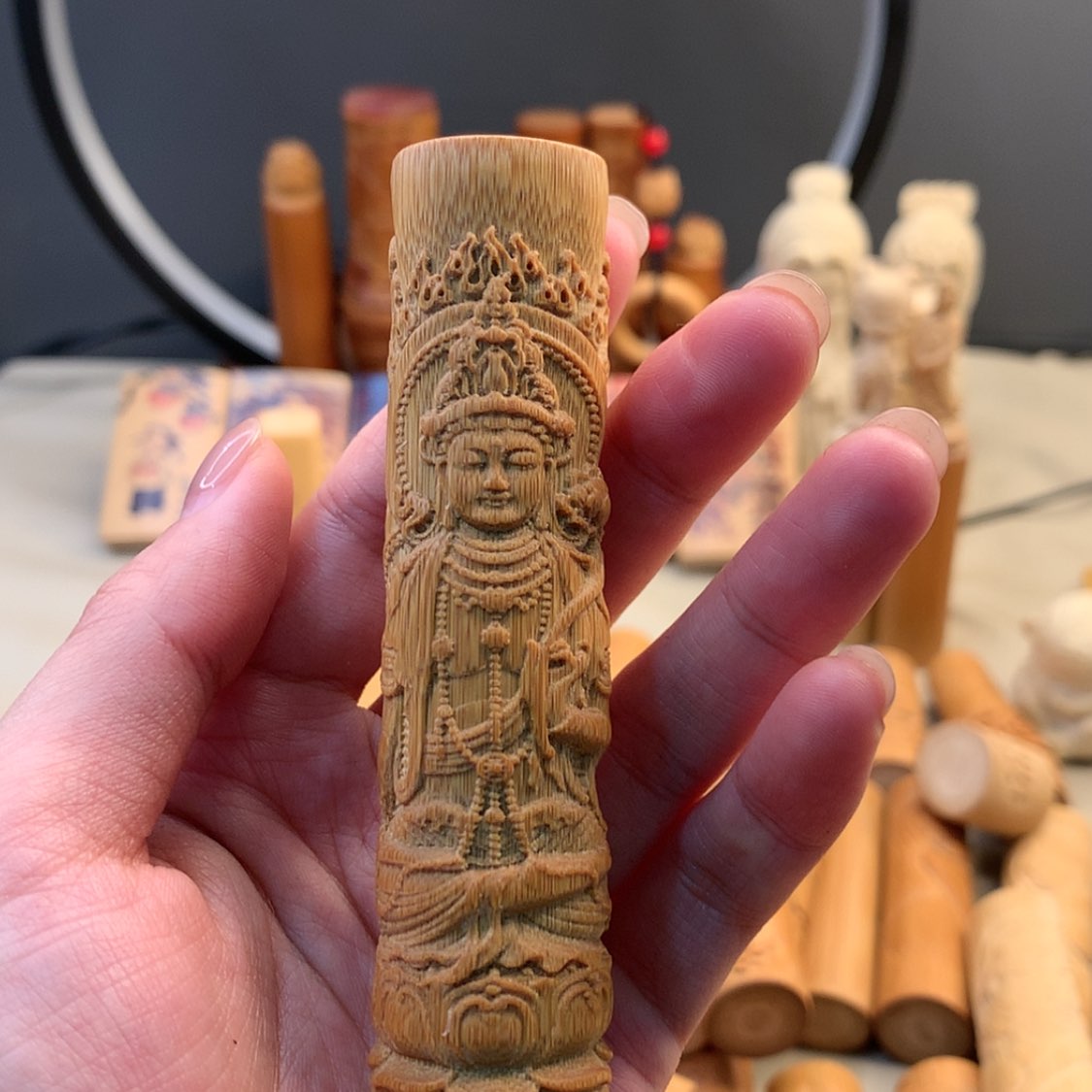 【闪购商品】竹哈**娜实心竹哈哈哈哈哈