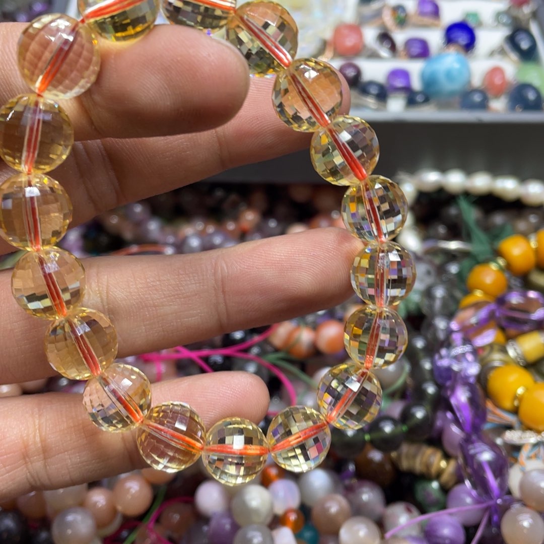 紫晶颈饰银S800镀金镶嵌