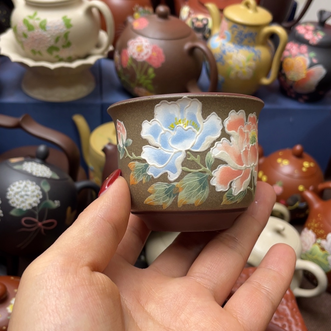 紫砂茶杯紫砂主人杯100cc