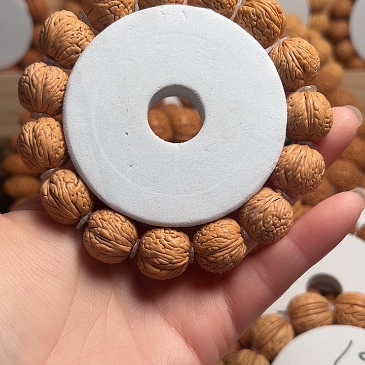 桃核吊坠桃核手串龙鳞凤尾16