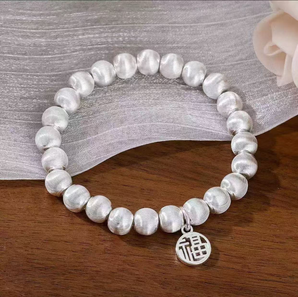 052 猫眼福牌手链 精美时尚气质首饰无礼盒