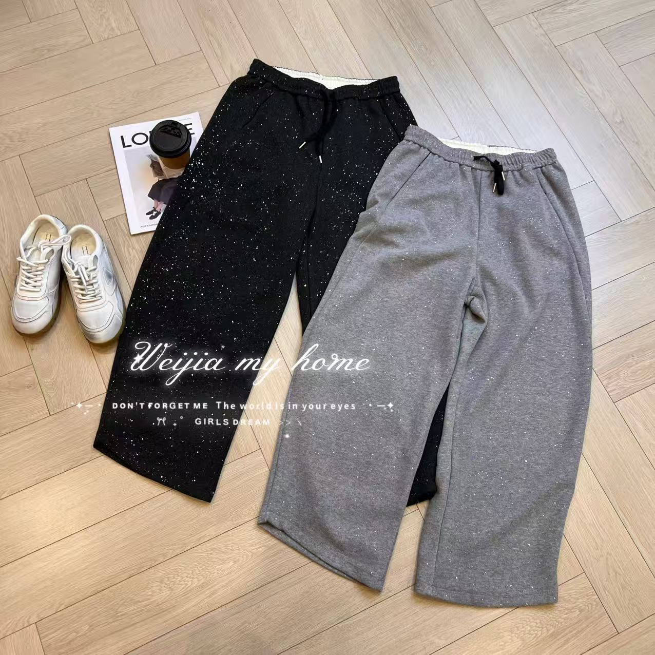 【WJ】秋款 玉 5013  俩色休闲裤（3-6）