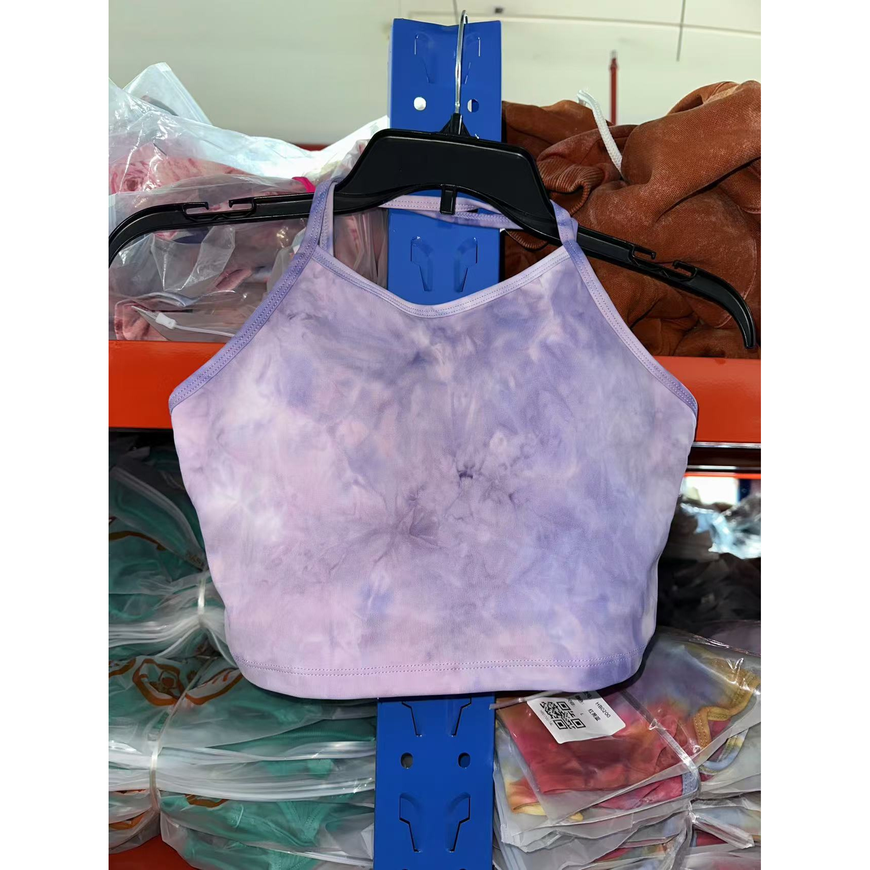 插片杯美背交叉肩带后五绳0200-1B