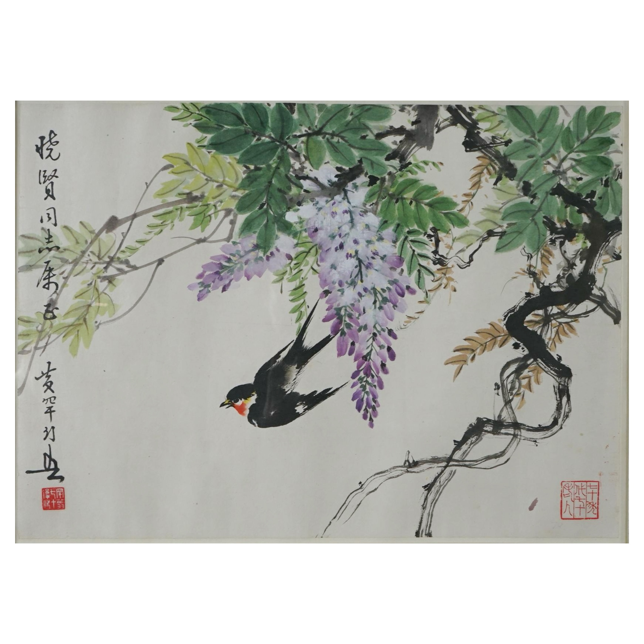 202  黄老(1906-1985)  近现代  花鸟