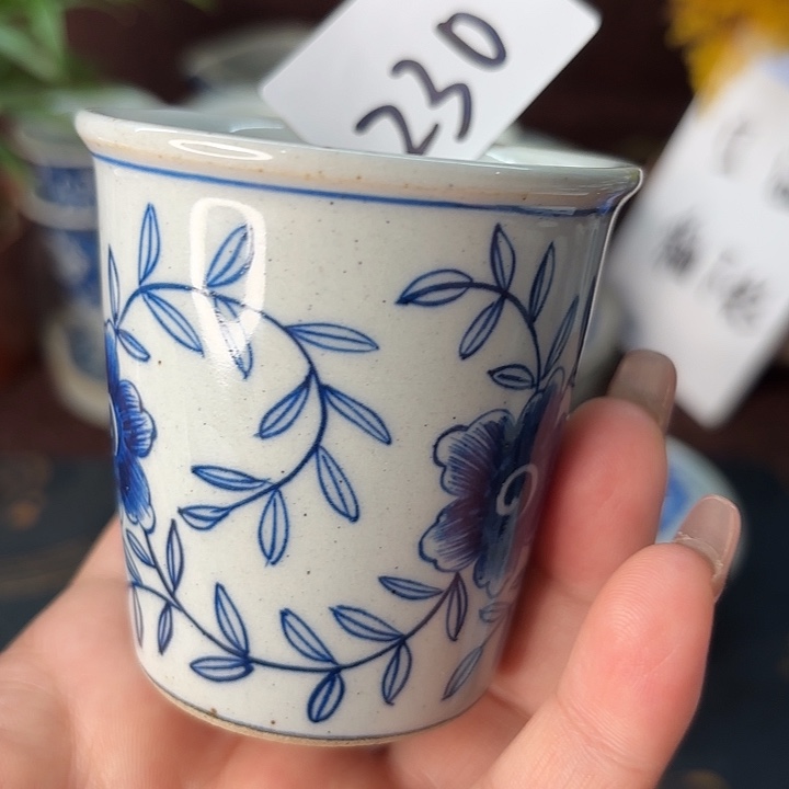 摆件影青·器度景德镇手工手绘茶杯230