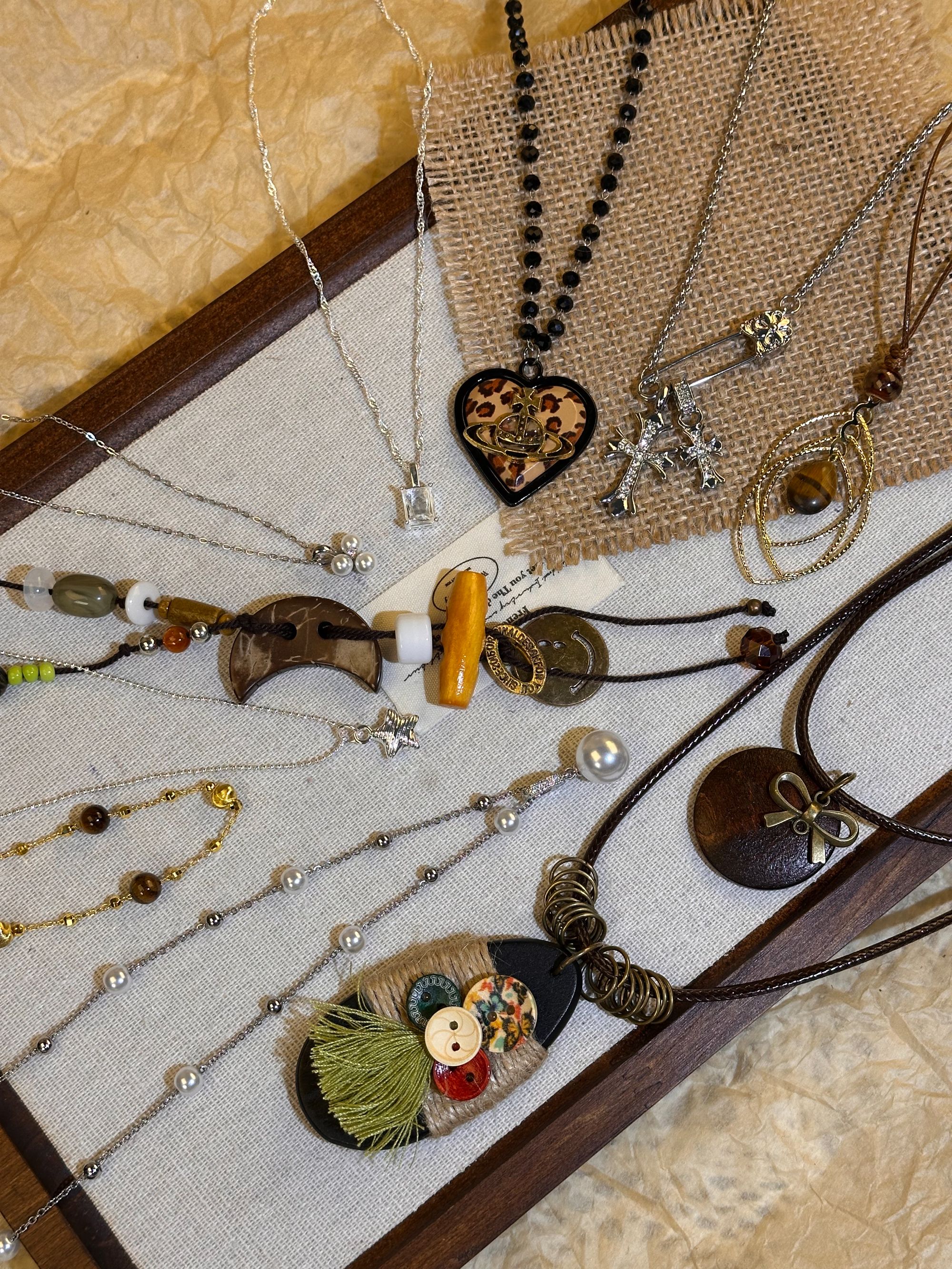 合金项链 单拍精致秋冬ins项链手链