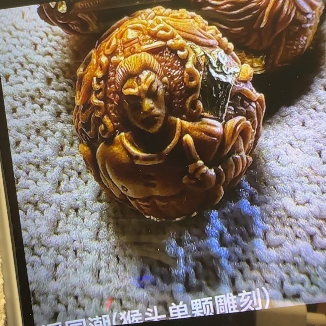 衍***吊坠猴头核桃杨戬