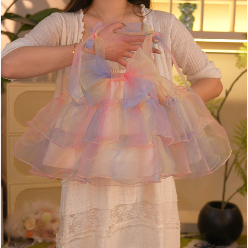 哎呦薇 女童公主裙薄款蓬蓬纱裙公主裙超仙爆款夏季气质新款 2581