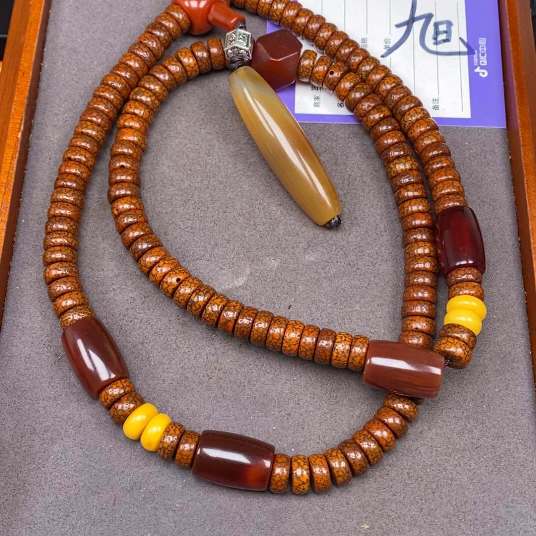 星月菩提吊坠月***曲星月