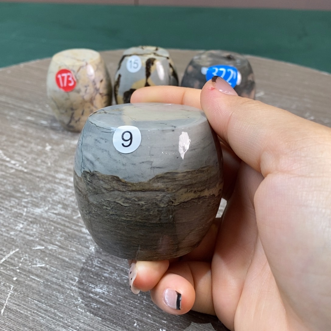 石材广西国画石草花石