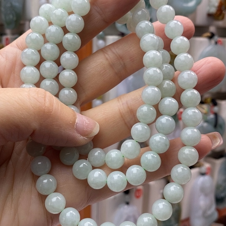 翡翠颈饰未镶嵌卡8