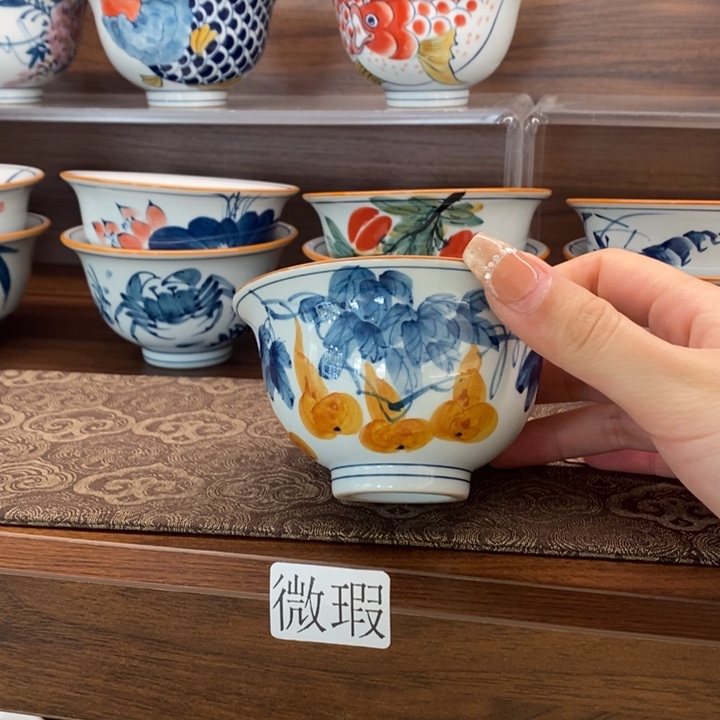 釉下老陶泥手工绘制