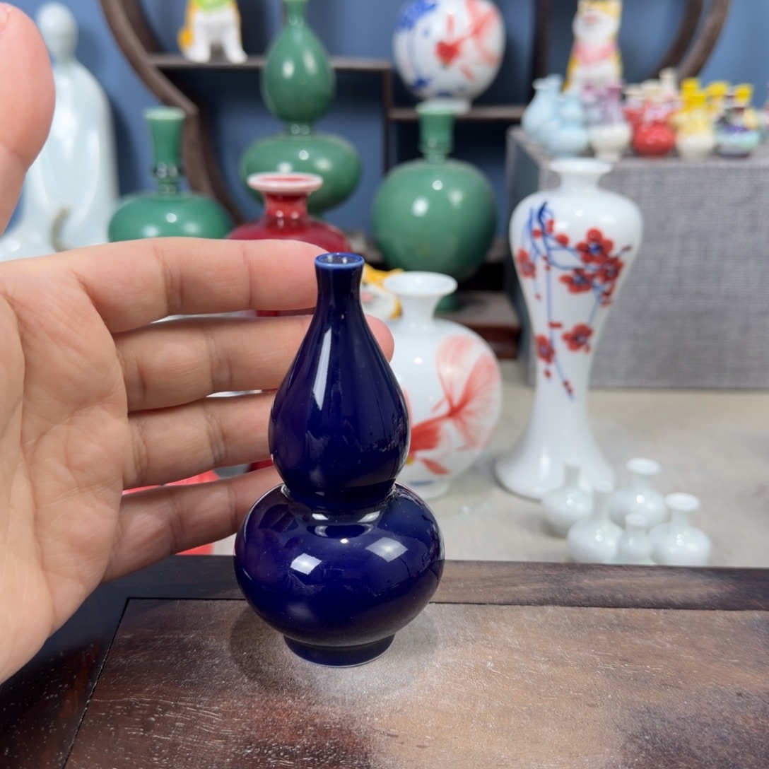 陶瓷手工小花器摆件