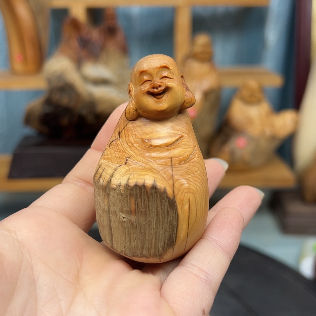 木崖柏木摆件手把件8