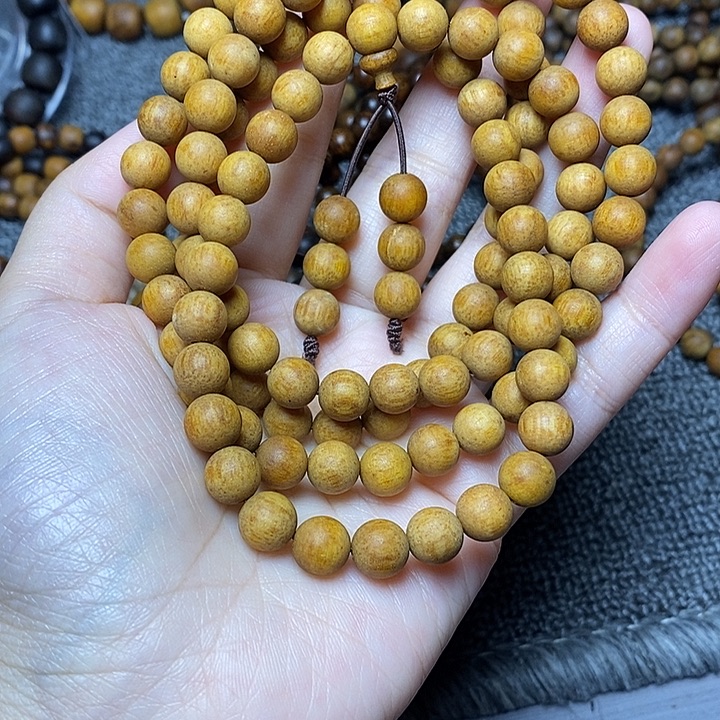 胡***土手串/手链贡木贡木手串印贡0.8圆珠