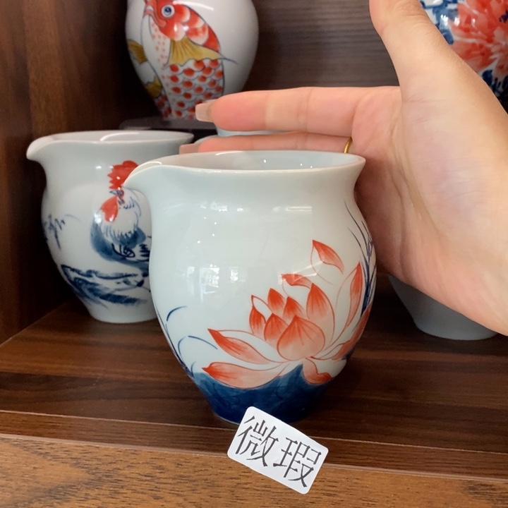 釉下老陶泥手工绘制