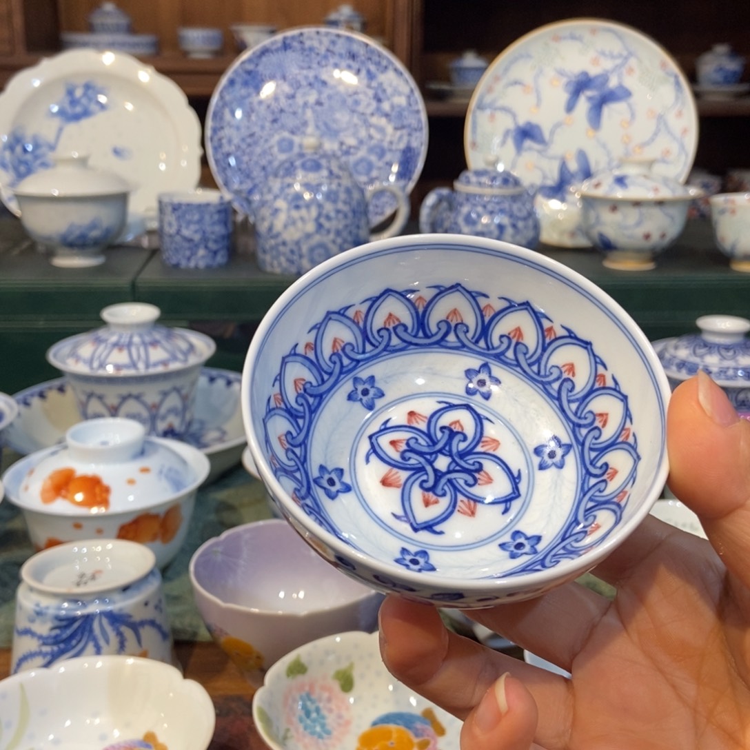 w雪山春晓红宝相谱洱杯