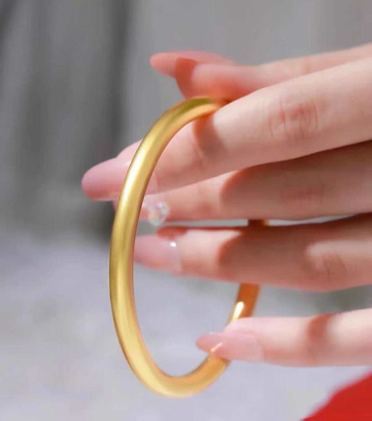 【林总】轻奢精致款简约大气素圈手镯 HJ155-1