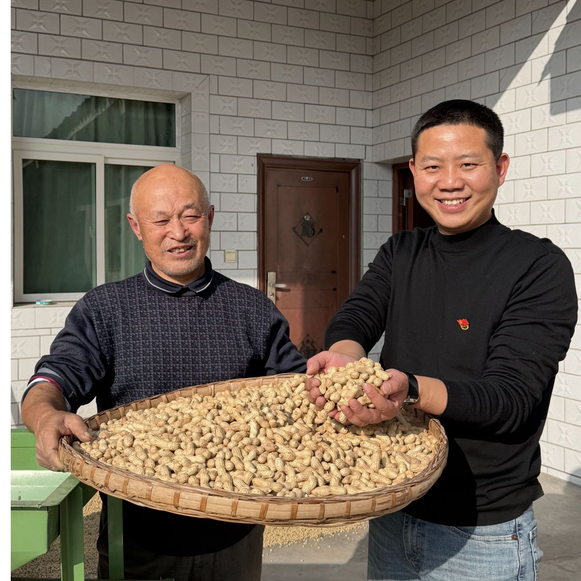 【铁炉村】2025年四川当季带壳生花生干花生自然晒干农户种植