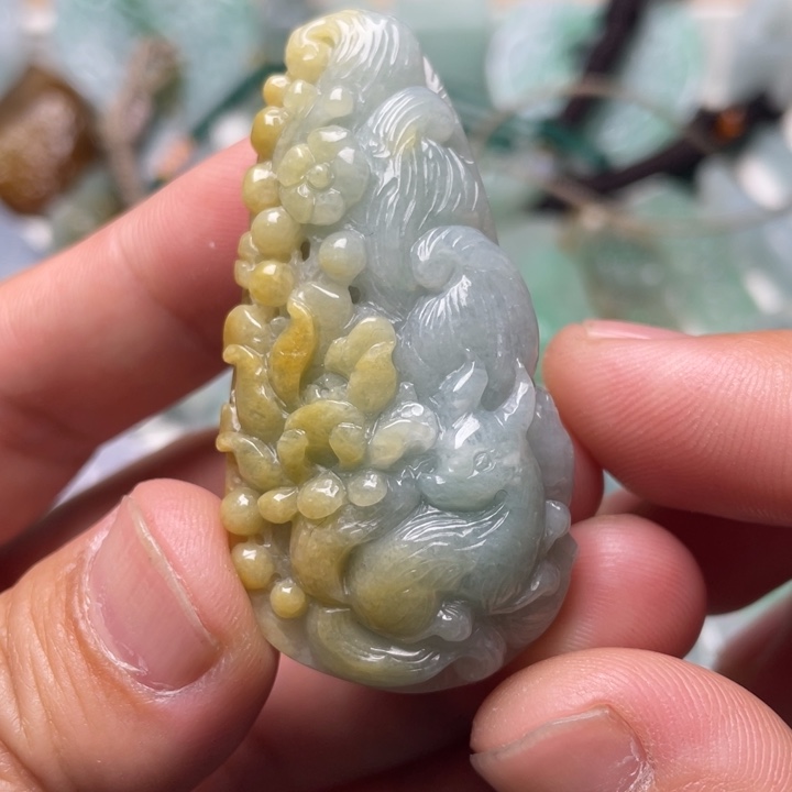 翡翠吊坠(不含链)未镶嵌