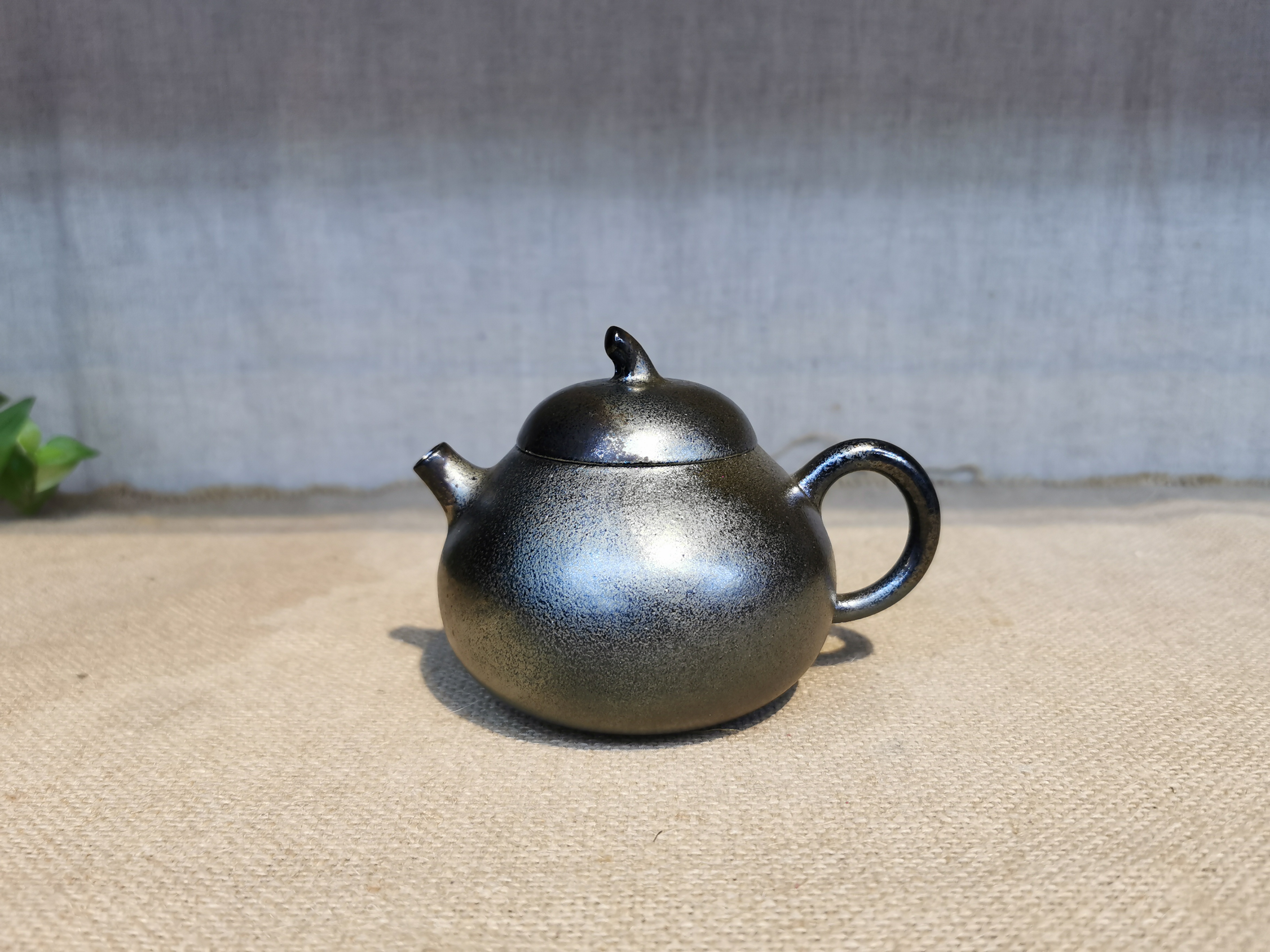 云南建水紫陶浪鬼柴烧无忌作品精品壶170毫升