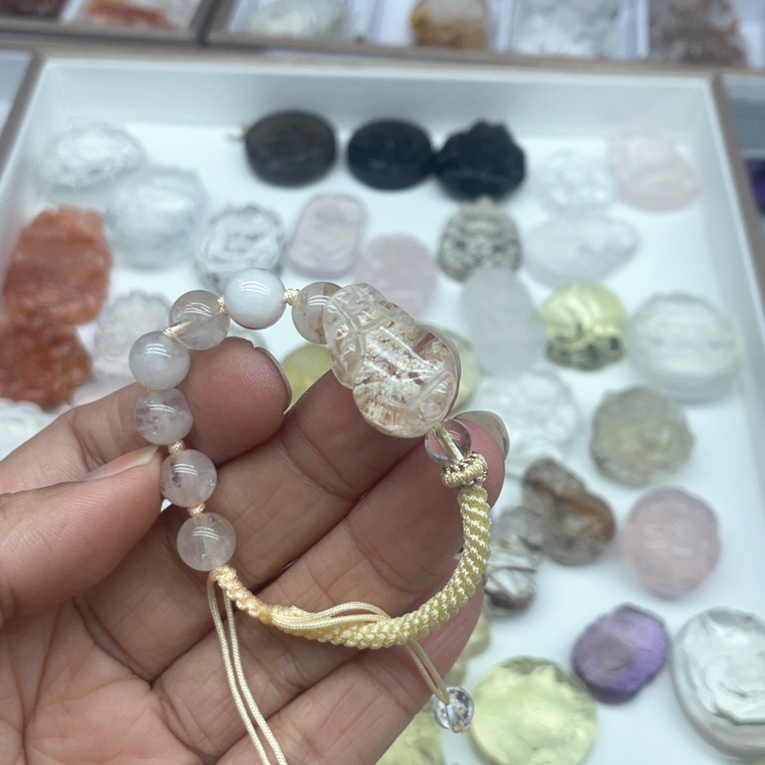 水晶吊坠(不含链)未镶嵌