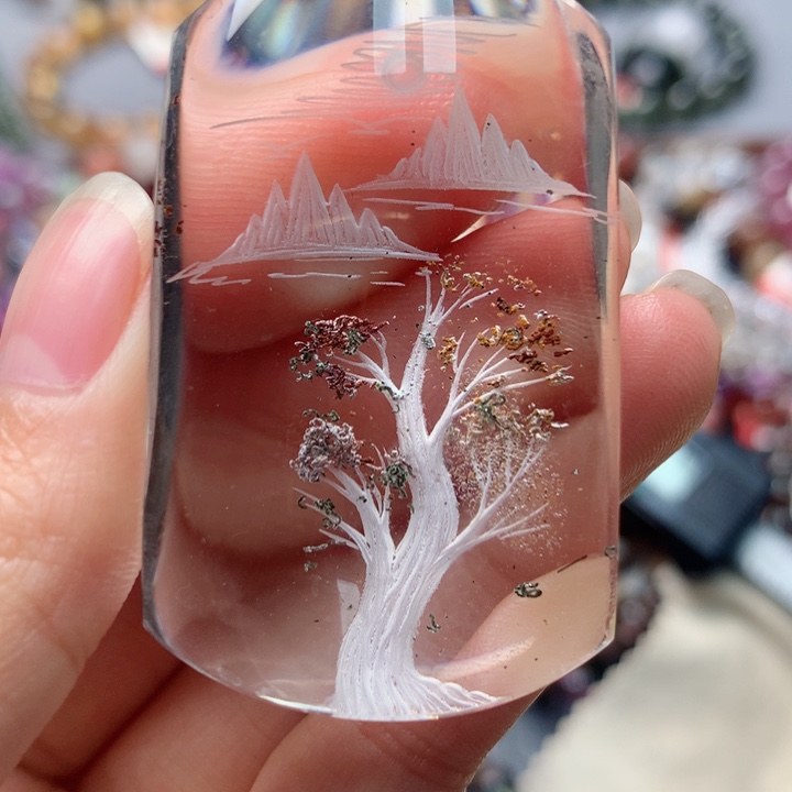 水晶吊坠(不含链)未镶嵌